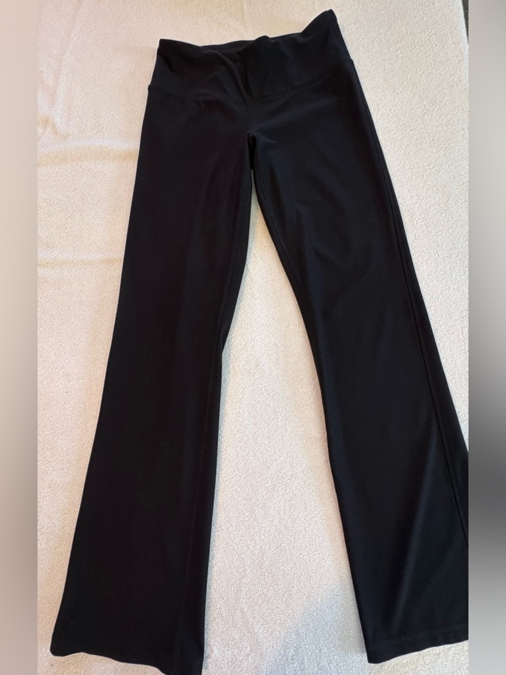Black Bootcut Leggings XS Stretch Yoga Athletic Pants Pocket